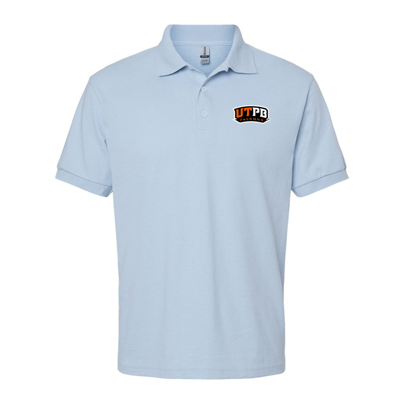 Men's UTPB Falcons Gildan Dry Blend Jersey Polo